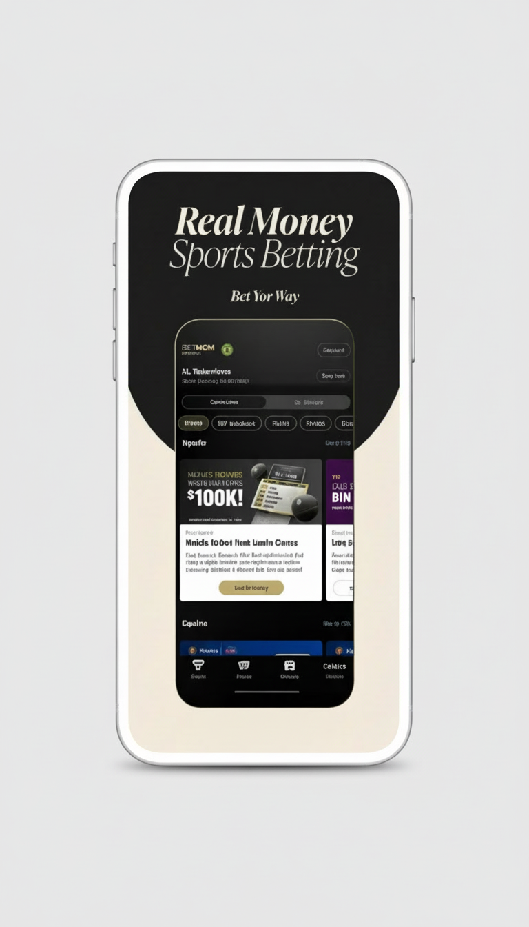 BetMGM app futures and parlays screen showing NBA betting options