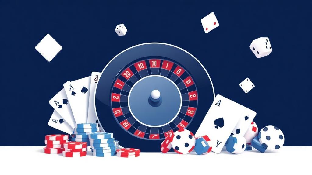 Casino gaming illustration