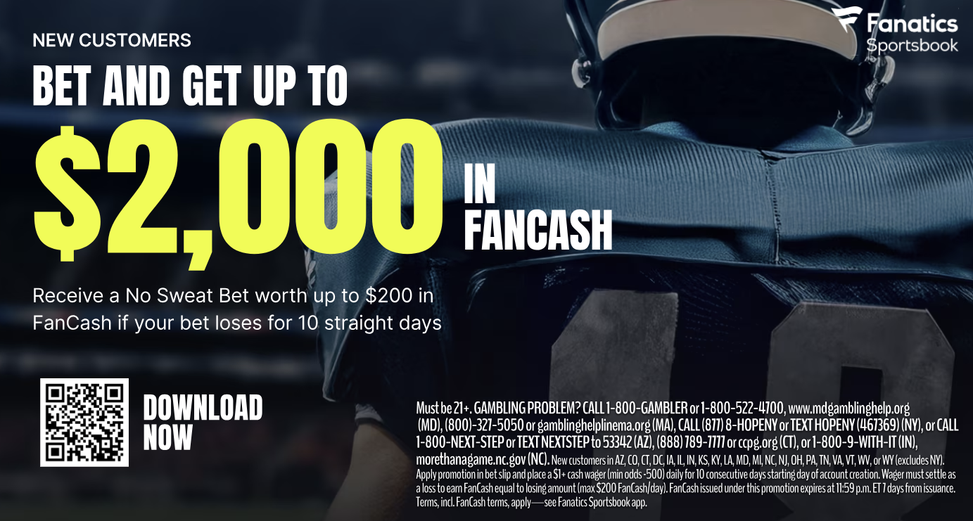 Fanatics Sportsbook NY Bet and Get up to $2,000 in FanCash welcome bonus offer for new customers January 2026
