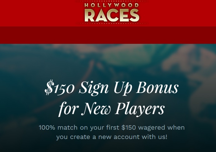 Hollywood races sign up bonus and promo code