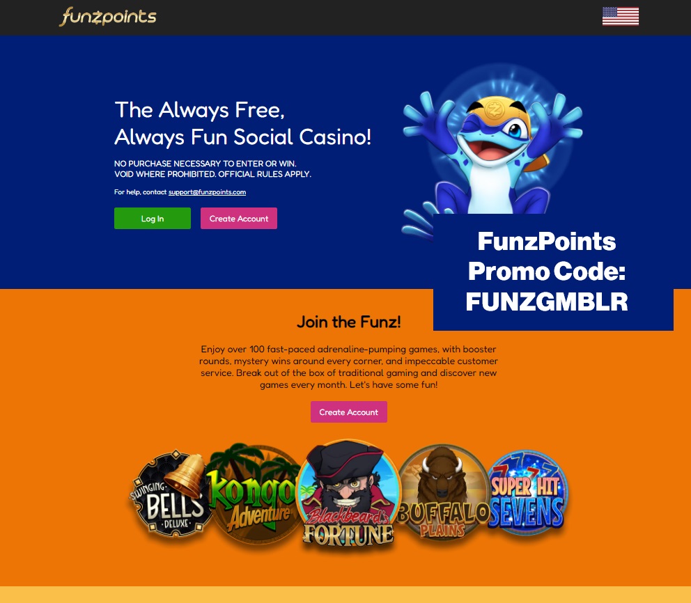 FunzPoints Casino promo code