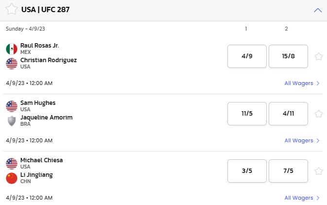 How Do Betting Odds Work In UFC NY BET