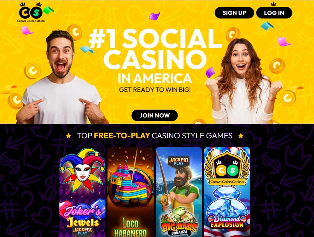 Crown Coins Sweepstakes Casino Bonus