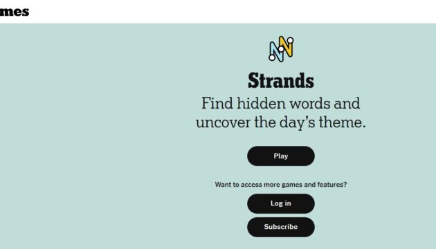 NYT Strands Game Review