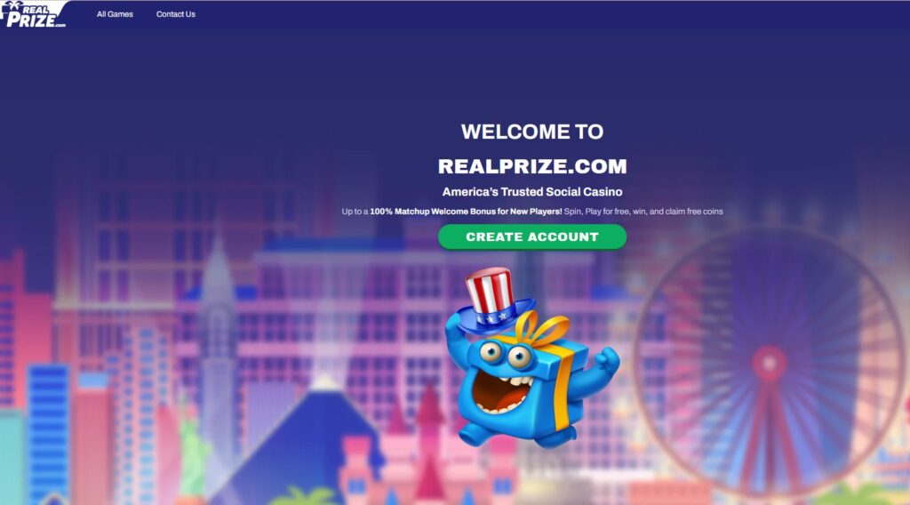 Real Prize Social Casino Review and Bonus