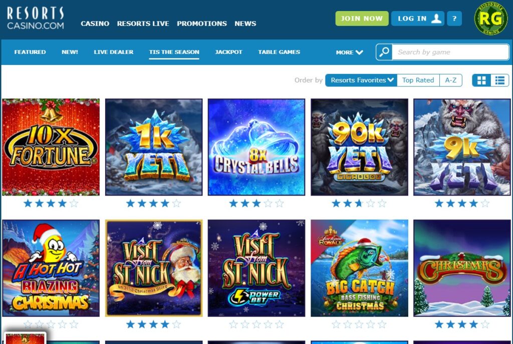 Resorts Casino Online Review