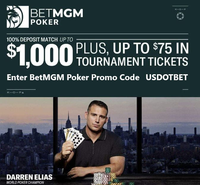 betmgm Poker Promo code and bonus