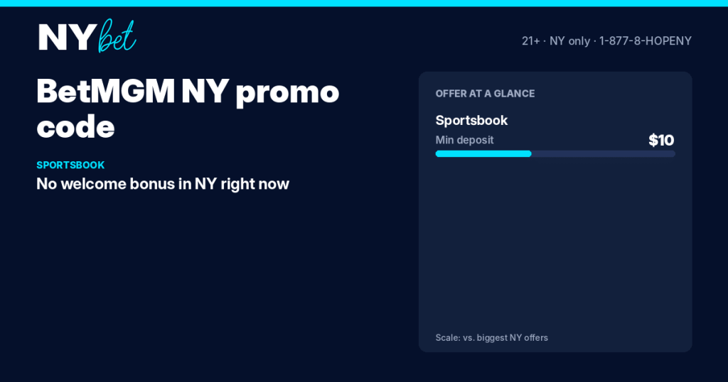 BetMGM NY promo code and welcome offers