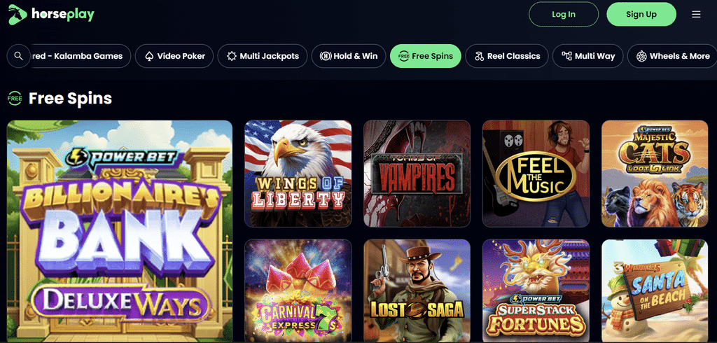 HorsePlay free spins